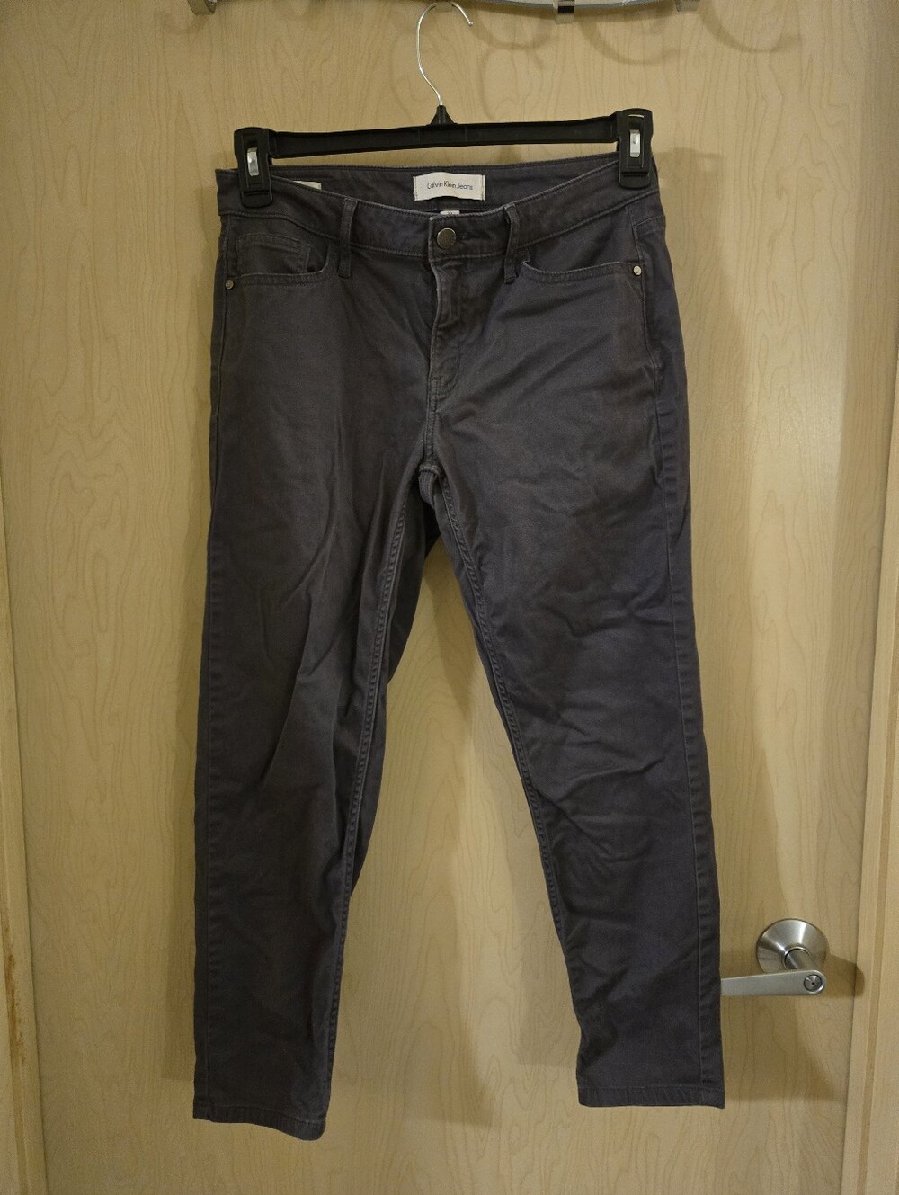 Calvin Klein C10 Ankle Skinny Jeans Gray (10)